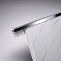 10mm Silver End Cap Trim for Shower and Wall Panels - 2.4m PVC