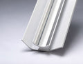 10mm Silver Internal Corner Trim for Shower Panels - 2.4m PVC