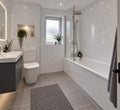 White Sparkle Shower Wall Panel | 2.4m x 1m | 10mm PVC Tongue and Groove